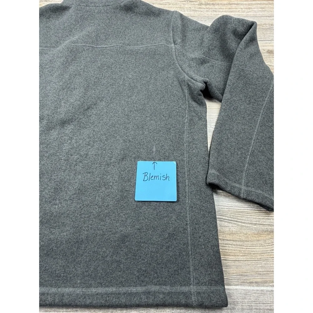 THE NORTH FACE Lyons Fleece Pullover Sweater 1/4 Zip Men's XL Grey Warm Gorpcore
